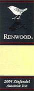 Renwood Amador Ice Wine Zinfandel (half-bottle) 2004 Front Label
