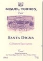 Miguel Torres Cabernet Sauvignon 1995 Front Label