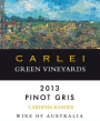Carlei - Green Vineyards Pinot Gris 2013 Front Label