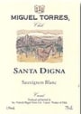 Miguel Torres Santa Digna Sauvignon Blanc 1997 Front Label
