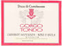 Pellegrino Duca di Castelmonte 'Gorgo Tondo' Nero d'Avola - Cabernet Sauvignon 2009 Front Label