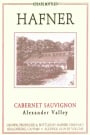 Hafner Vineyard Cabernet Sauvignon 2007 Front Label