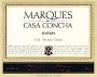 Concha y Toro Marques de Casa Concha Syrah 2003 Front Label