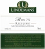 Lindeman’s Bin Series Bin 75 Riesling 2004 Front Label