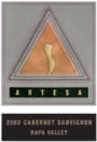 Artesa Napa Valley Cabernet Sauvignon 2001 Front Label