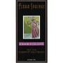 Flora Springs Rutherford Hillside Reserve Cabernet Sauvignon 2002 Front Label