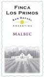 Elsa Bianchi Finca Los Primos Malbec 2015 Front Label