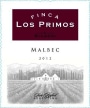 Elsa Bianchi Finca Los Primos Malbec 2012 Front Label