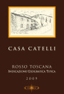 Casa Catelli Toscana Rosso 2009 Front Label