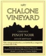 Chalone Estate Pinot Noir 1997 Front Label