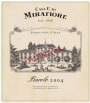 Mirafiore Barolo Riserva 2004 Front Label