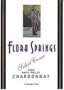 Flora Springs Select Cuvee Chardonnay 2003 Front Label