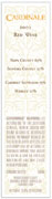 Cardinale Cabernet Sauvignon 2002 Front Label