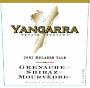 Yangarra GSM 2003 Front Label