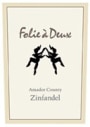 Folie a Deux Amador County Zinfandel 2002 Front Label