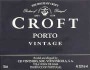 Croft Vintage Port 1982 Front Label
