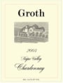 Groth Chardonnay 2003 Front Label