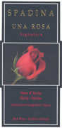 Spadina Nero d'Avola Una Rosa 2003 Front Label