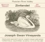 Joseph Swan Mancini Ranch Zinfandel 2002 Front Label