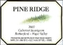 Pine Ridge Rutherford Cabernet Sauvignon 2002 Front Label