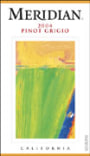 Meridian Pinot Grigio 2004 Front Label