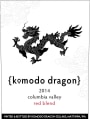 Komodo Dragon Red Blend 2014  Front Label