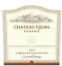 Chateau St. Jean Sonoma County Cabernet Sauvignon 2002 Front Label
