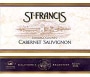 St. Francis Sonoma County Cabernet Sauvignon 2002 Front Label