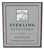 Sterling Napa Cabernet Sauvignon 2002 Front Label