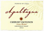 Apaltagua Cabernet Sauvignon 2003 Front Label