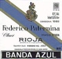 Paternina Banda Azul 1996 Front Label