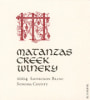 Matanzas Creek Sonoma County Sauvignon Blanc 2004 Front Label