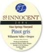 St. Innocent Vitae Springs Pinot Gris 2004 Front Label