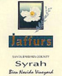Jaffurs Syrah Bien Nacido Vineyard 2003 Front Label