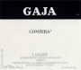 Gaja Conteisa 2001 Front Label