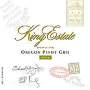 King Estate Pinot Gris 2004 Front Label