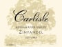 Carlisle Old Vines Zinfandel 2014 Front Label