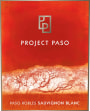 Project Paso Sauvignon Blanc 2013  Front Label