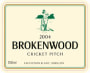 Brokenwood Cricket Pitch White 2004 Front Label