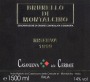 Casanuova delle Cerbaie Brunello di Montalcino Riserva 1999 Front Label