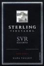 Sterling SVR Reserve 2001 Front Label