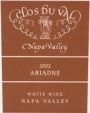 Clos du Val Ariadne 2002 Front Label