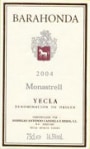 Senorio de Barahonda Monastrell Tinto 2003 Front Label