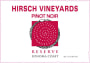 Hirsch Sonoma Coast Reserve Pinot Noir 2013  Front Label