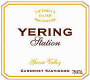 Yering Station Cabernet Sauvignon 2001 Front Label