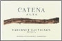Catena Alta Cabernet Sauvignon 2002 Front Label