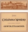 Columbia Winery Gewurztraminer 2004 Front Label