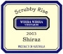 Wirra Wirra Scrubby Rise Shiraz 2003 Front Label