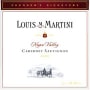 Louis Martini Napa Valley Cabernet Sauvignon 2002 Front Label