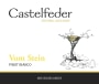 Castelfeder Sudtirol Alto Adige Vom Stein Pinot Bianco 2013 Front Label